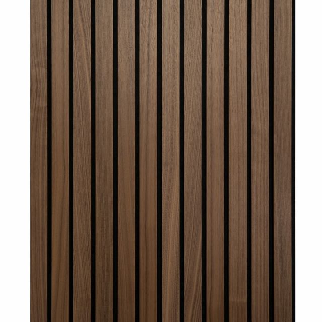 Lux American Walnut Black Felt 4W 6609843C Denpanels