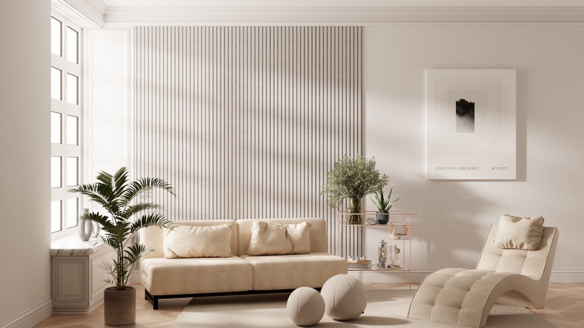 5744002352150 Foiled Basic White Mat Felt Grey 240X60 19Mm Mood1 Denpanels 681E20Fa Denpanels