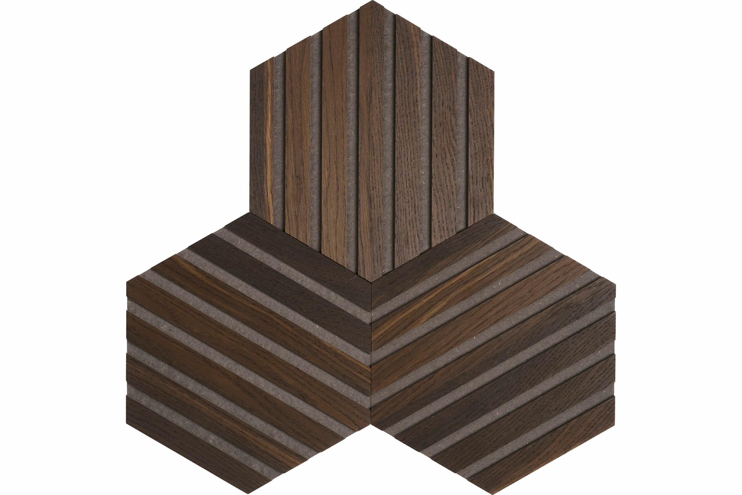 Hexagon Oak Smoked Black Mdf Black Felt 2 6 Scaled 1 6F2D1880 Denpanels