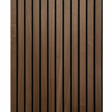 Lux American Walnut Black Felt 4W F75560B3 Denpanels